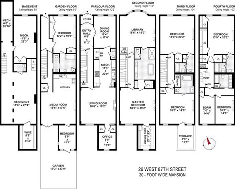 Historic Brownstone Floor Plans