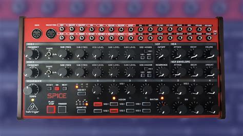 Behringer Spice, a clone/replica of the Moog Subharmonicon semi-modular Synthesizer