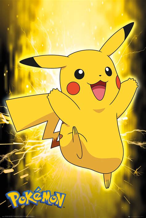 Pokémon Poster Pikachu Neon - Posters buy now in the shop Close Up GmbH