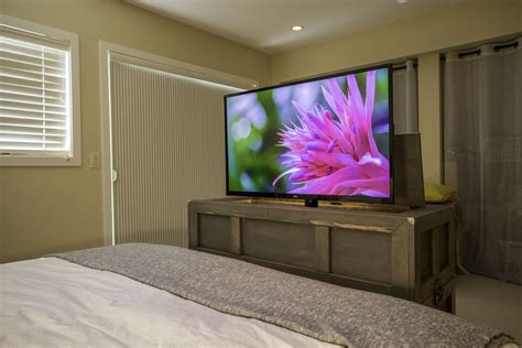 TV Lift Cabinet | Tv lift cabinet, Tv in bedroom, Space tv