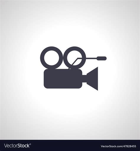 Video camera icon camera icon Royalty Free Vector Image