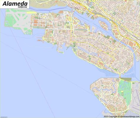 Alameda Map | California, U.S. | Discover Alameda with Detailed Maps