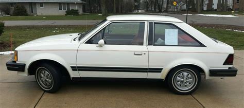 Rare 1983 White/Red 5 Speed Mercury Lynx, Original Owner & LOW Miles ...