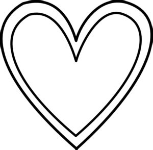 Double Heart Outline Clip Art at Clker.com - vector clip art online, royalty free & public domain