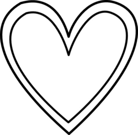 Free Black And White Heart Outline, Download Free Black And White Heart Outline png images, Free ...