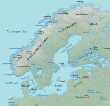 Scandinavia Map Collection - GIS Geography