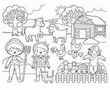 Fun On The Farm Free Printable Farmer Coloring Pages sketch template