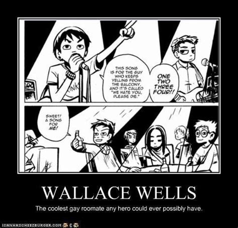 a comic strip with the caption wallace wells