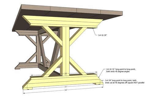 Farmhouse Table Plans Ana White | Wallpaper Site