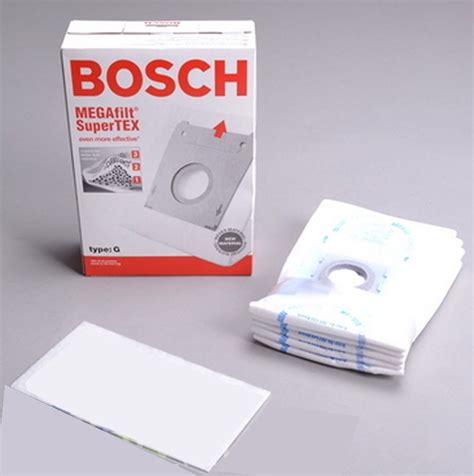 BBZ51AFG2U 5 Bosch Type G Vacuum Cleaner Bags Super TEX #BBZ51AFG1U - 5 Bags 1 Filter