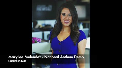 MaryLee Melendez | National Anthem Demo - YouTube