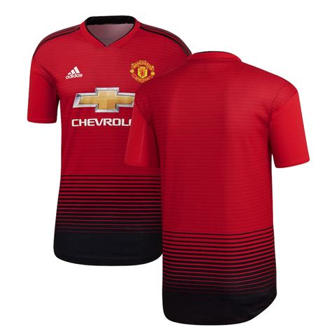 Adidas Marcus Rashford Manchester United Home Authentic Jersey 2018-19 ...