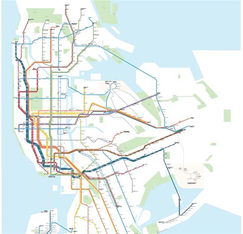 Mapping Subways, Buses, and Free Transfers in One Place | 6sqft