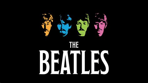 The Beatles Wallpaper 4K, AMOLED, Minimalist, John Lennon