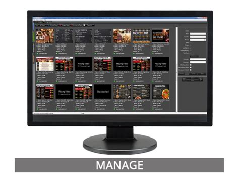 Digital Signage Software - CMS with Database Capabilities
