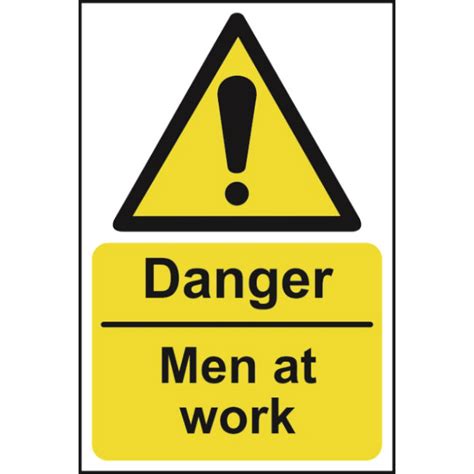 Danger Men At Work Sign - ESE Direct