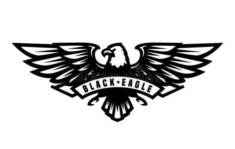 Majestic Black Eagle Symbol