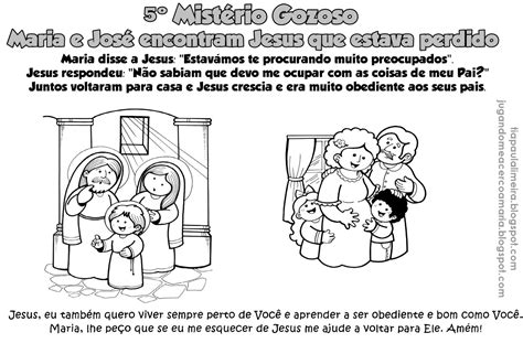 Tia Paula: Mistério Gozosos - Rosário rezado, vivido e colorido!