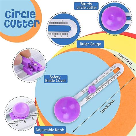 Circle Cutter, Circle Cutter for Paper Crafts, Paper Circle Cutter ...