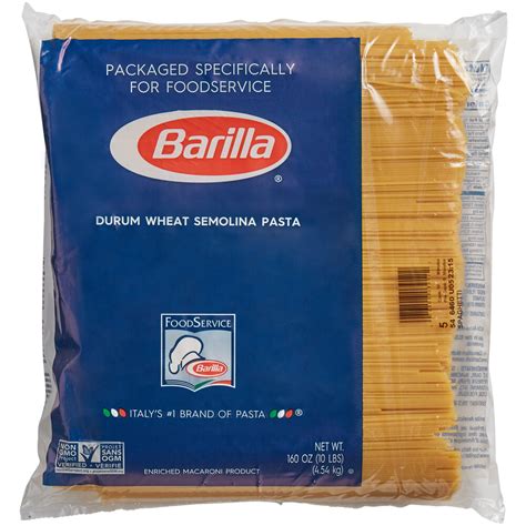 Barilla Spaghetti Pasta - 20 lb. | WebstaurantStore