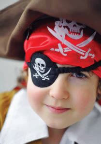 Vintage Pirate Costume Set (Shirt, Vest, Pants, Eye Patch): Size M (6). | Character dress up ...