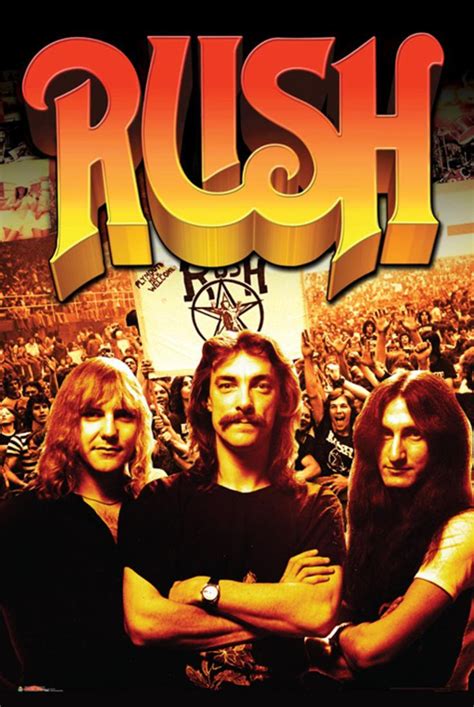 Rush - Band and Concert Background Poster