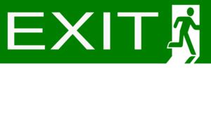 Exit Clip Art at Clker.com - vector clip art online, royalty free & public domain