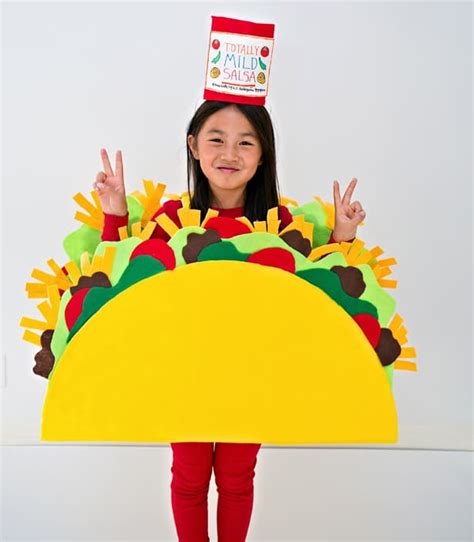 DIY NO-SEW FELT TACO COSTUME FOR KIDS