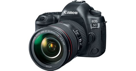 Canon EOS 5D Mark IV DSLR Camera with 24-105mm f/4L II 1483C010