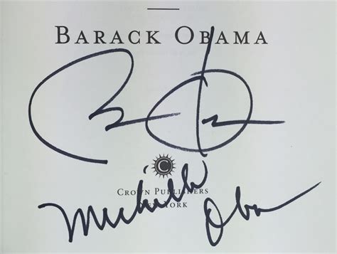 Lot Detail - President Barack Obama & Michelle Obama Signed Book "The ...