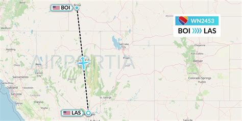 WN2453 Flight Status Southwest Airlines: Boise to Las Vegas (SWA2453)