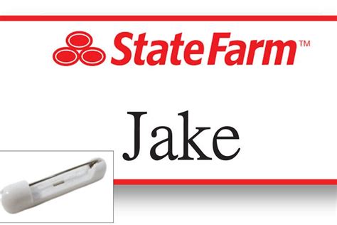 1 JAKE From State Farm Halloween Costume Name Badge Tag With a - Etsy