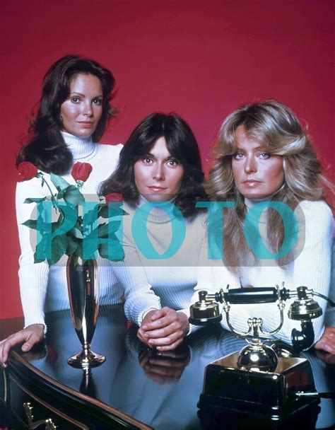 CHARLIE'S ANGELS CAST KATE JACKSON FARRAH FAWCETT JACLYN SMITH 8x10 ...