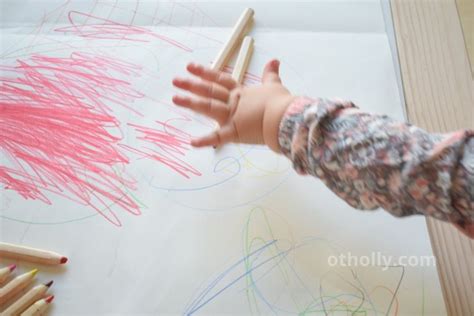 1 year old coloring and drawing - Toddler Development