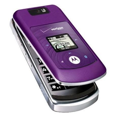 Motorola-W755-Flip-Cell-Phone-VERIZON-Bluetooth-Speakerphone-Camera-Purple | Flip cell phones ...