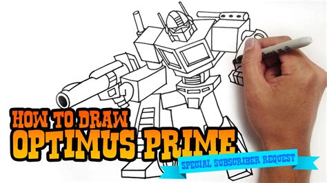 How to Draw Optimus Prime | Transformers - YouTube