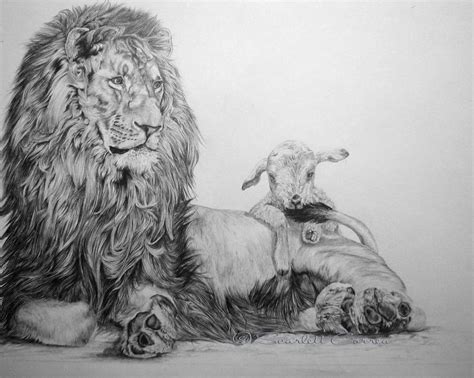 Lion and lamb by ~ElusiveDreams07 on deviantART | Images-Biblical | Dibujos, Animales