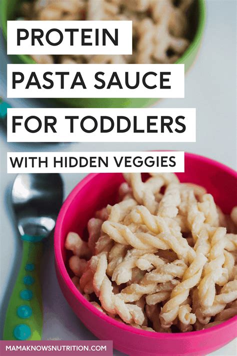 Healthy Pasta for Toddlers - Mama Knows Nutrition