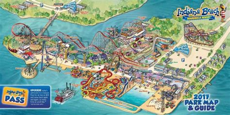 Indiana Beach Boardwalk Resort Park Map | Campground Views