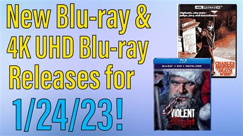 New Blu-ray & 4K UHD Blu-ray Releases for January 24th, 2023! - YouTube