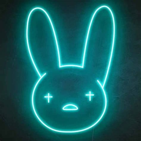 Bad Bunny Neon Sign LED Neon Neon logo Wall Signs Decor | Etsy