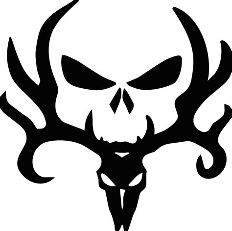 Deer Skull Carving Patterns