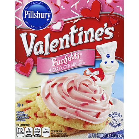 Pillsbury Valentine's Funfetti® Sugar Cookie Mix with Candy Bits 17.5 oz. Box | Pantry | Jack's ...