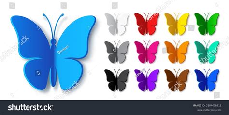 Colorful Butterflies Clipart