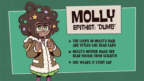 Molly Blyndeff info card | Epithet Erased | Know Your Meme