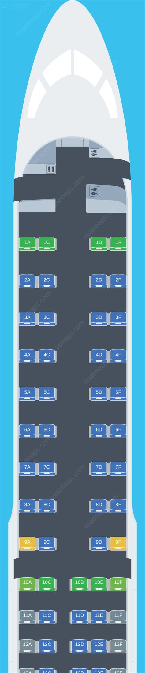 Breeze Airways Airbus A220 Seat Map - Updated 2024. Find the best seat ...