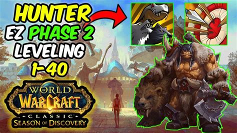 🏹 COMPLETE BEGINNER's SOD Phase 2 Hunter Leveling Guide 🏹 ( Races / Talents/Runes /Rotation/Pets ...