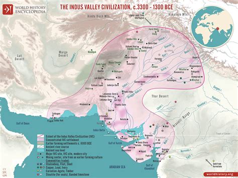 Indus Valley Civilization World Map