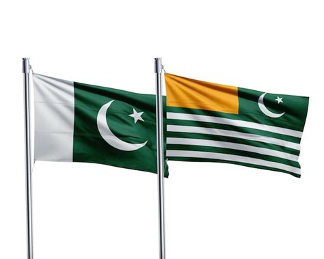 Premium Photo | Kashmir and Pakistan flag for Kashmir Solidarity Day 5th February