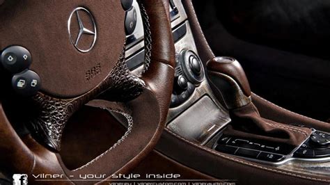 Mercedes-Benz SL gets crocodile interior theme from Vilner | Motor1.com ...